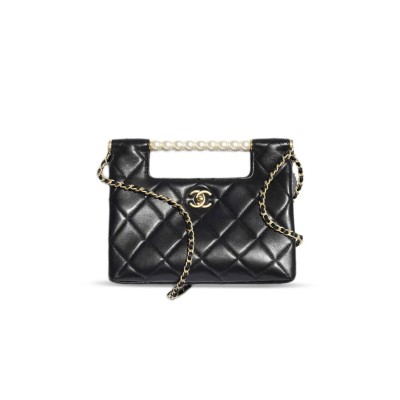 CHANEL PEARL HANDLE BAG AS5413 (24*18*8cm)